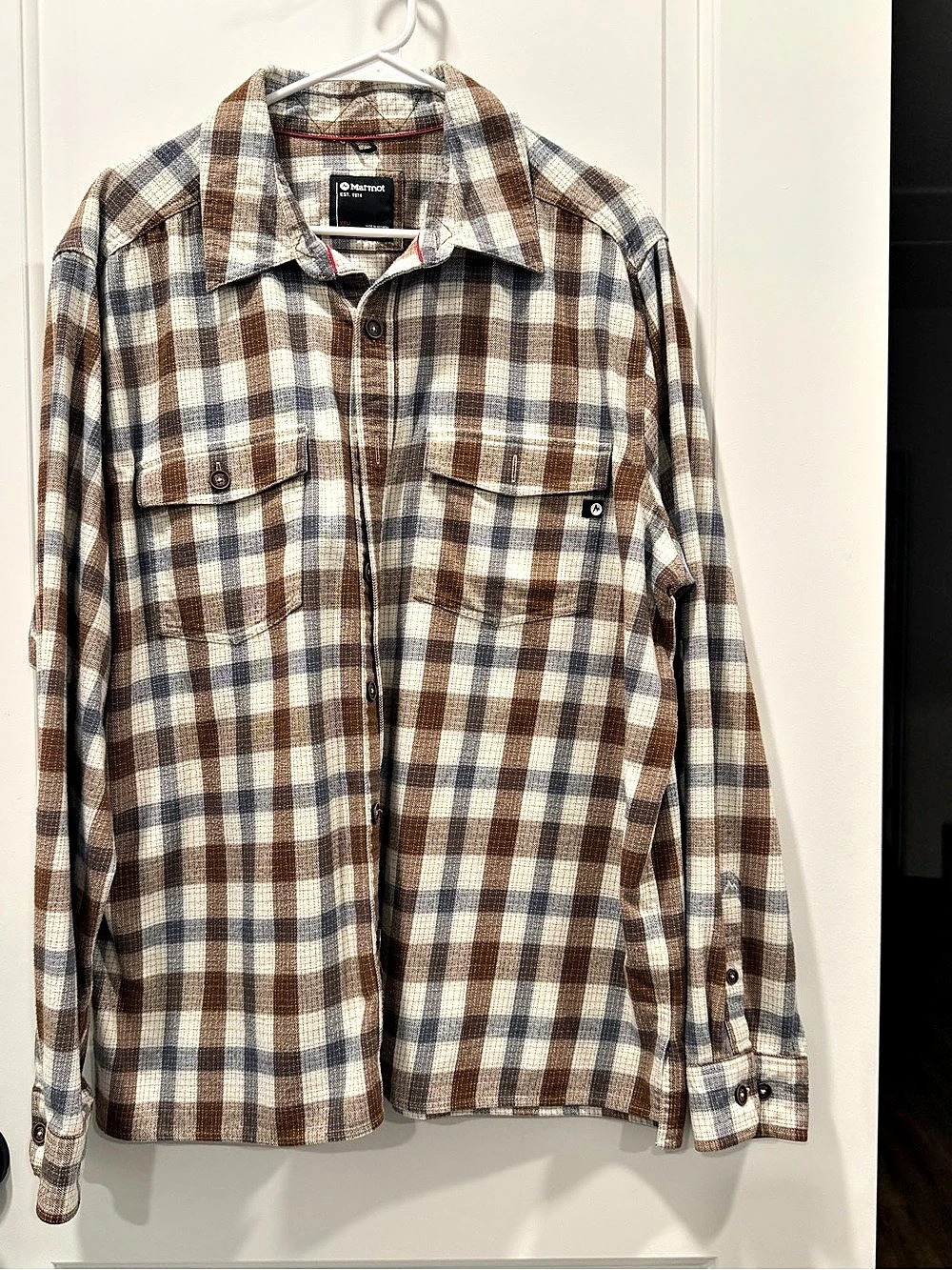 Marmot Men's Plaid Shirt XXL/2X Like New